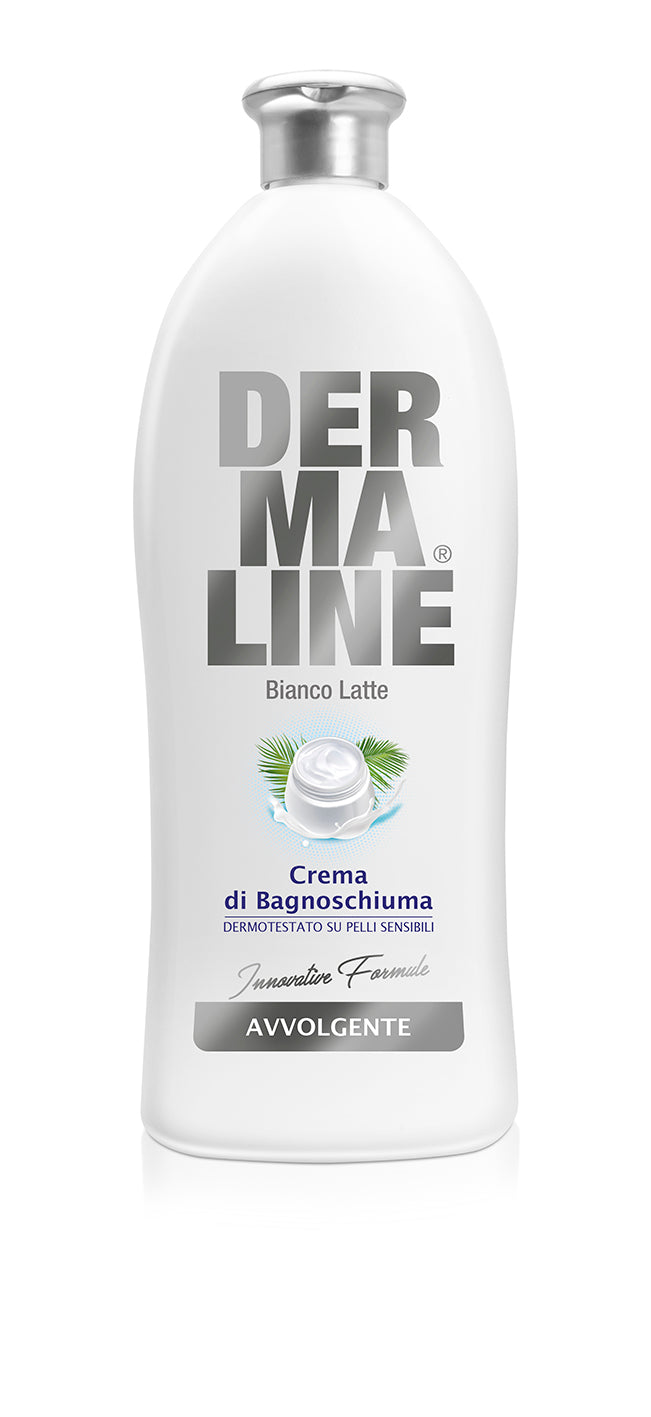 DERMALINE Crema di Bagnoschiuma BIANCO LATTE