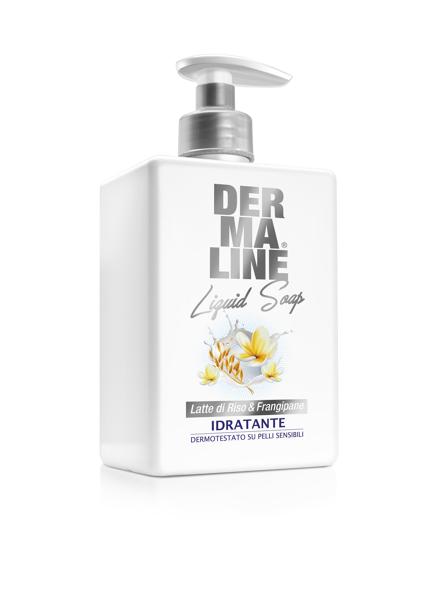 DERMALINE Liquid Soap LATTE DI RISO & FRANGIPANE