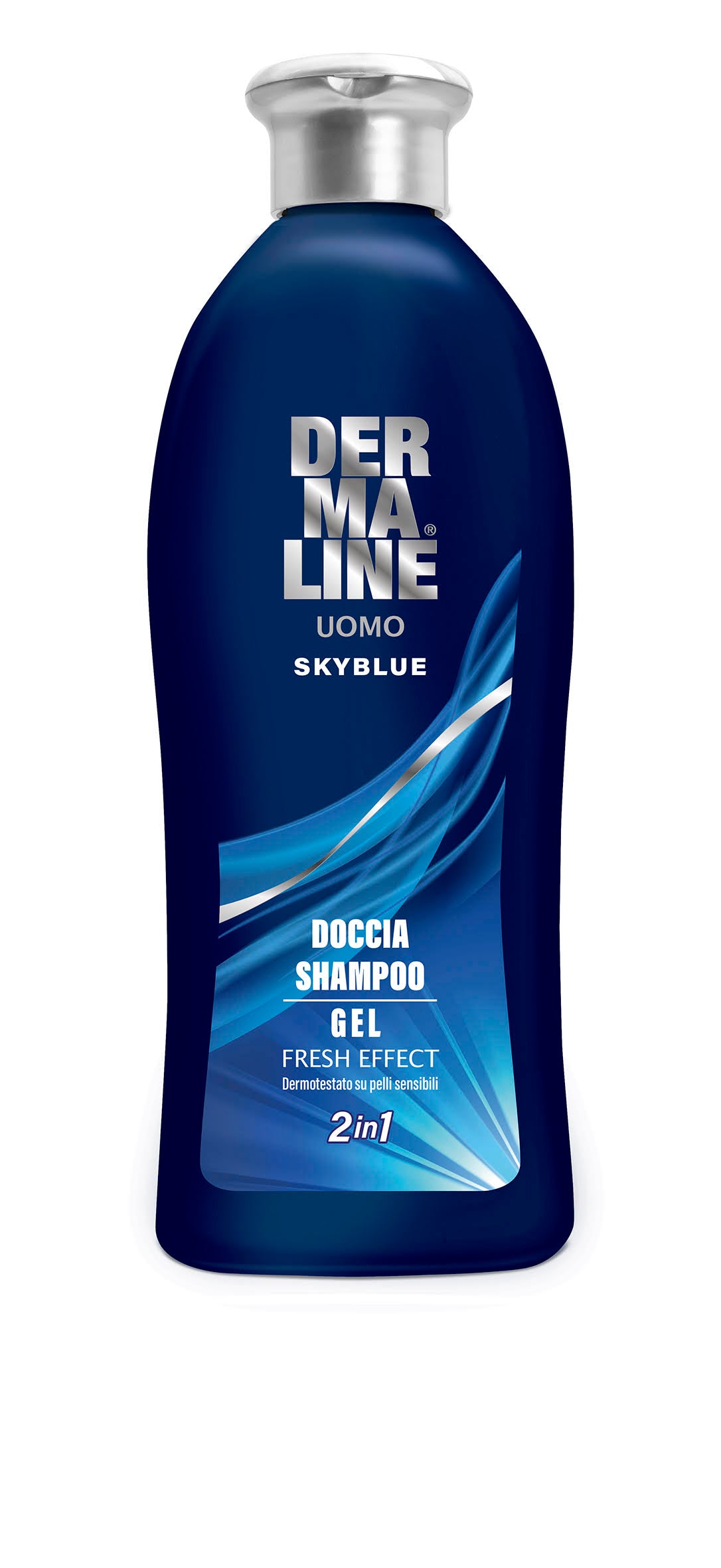 DERMALINE Doccia Shampoo 2in1 Uomo SKYBLUE
