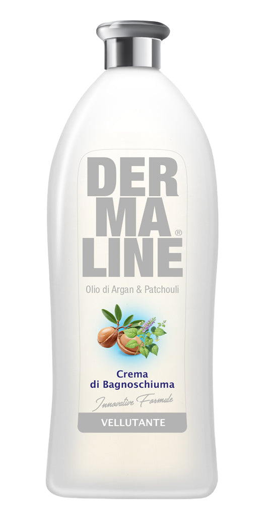 DERMALINE Crema di Bagnoschiuma OLIO DI ARGAN & PATCHOULI
